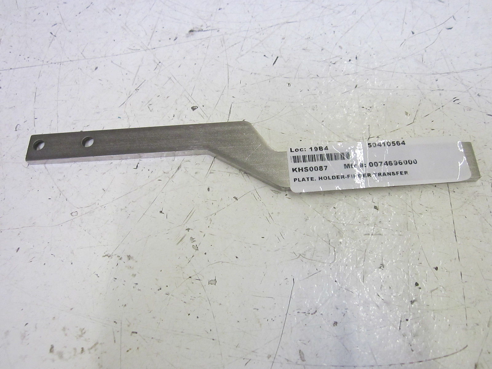 LOT OF 2 0074696000 HOLDER-FINGER TRANSFER PLATE  NSNP