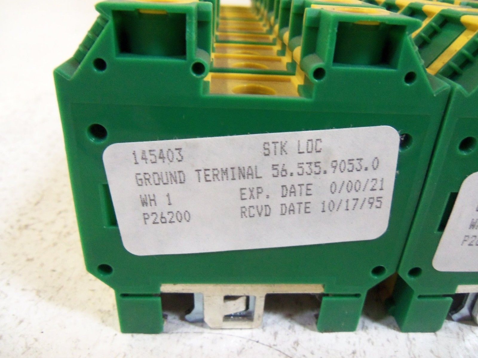 LOT OF 20 GROUND TERMINAL BLOCK 145403 NSNP