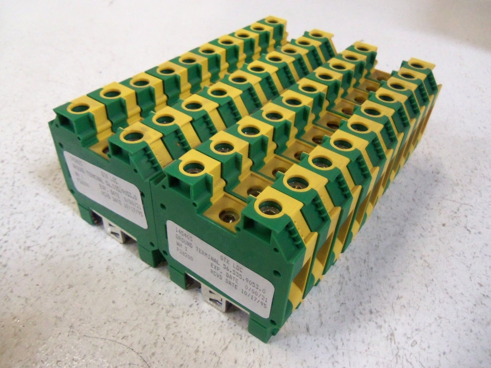 LOT OF 20 GROUND TERMINAL BLOCK 145403 NSNP