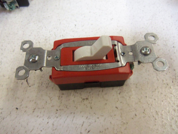 LOT OF 20  PASS & SEYMOUR CS20AC1-W SINGLE POLE SWITCH NSMP