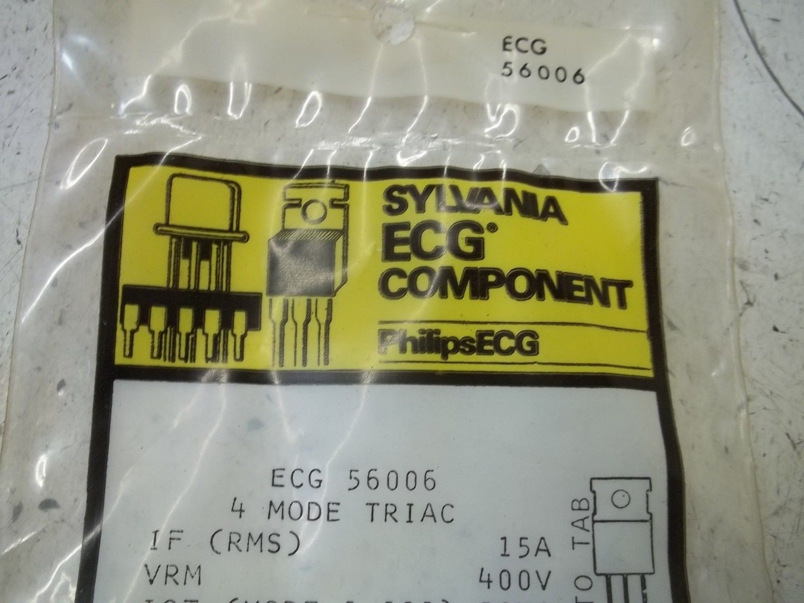LOT OF 21 PHILIPS ECG 56006 4 MODE TRIAC NSMP