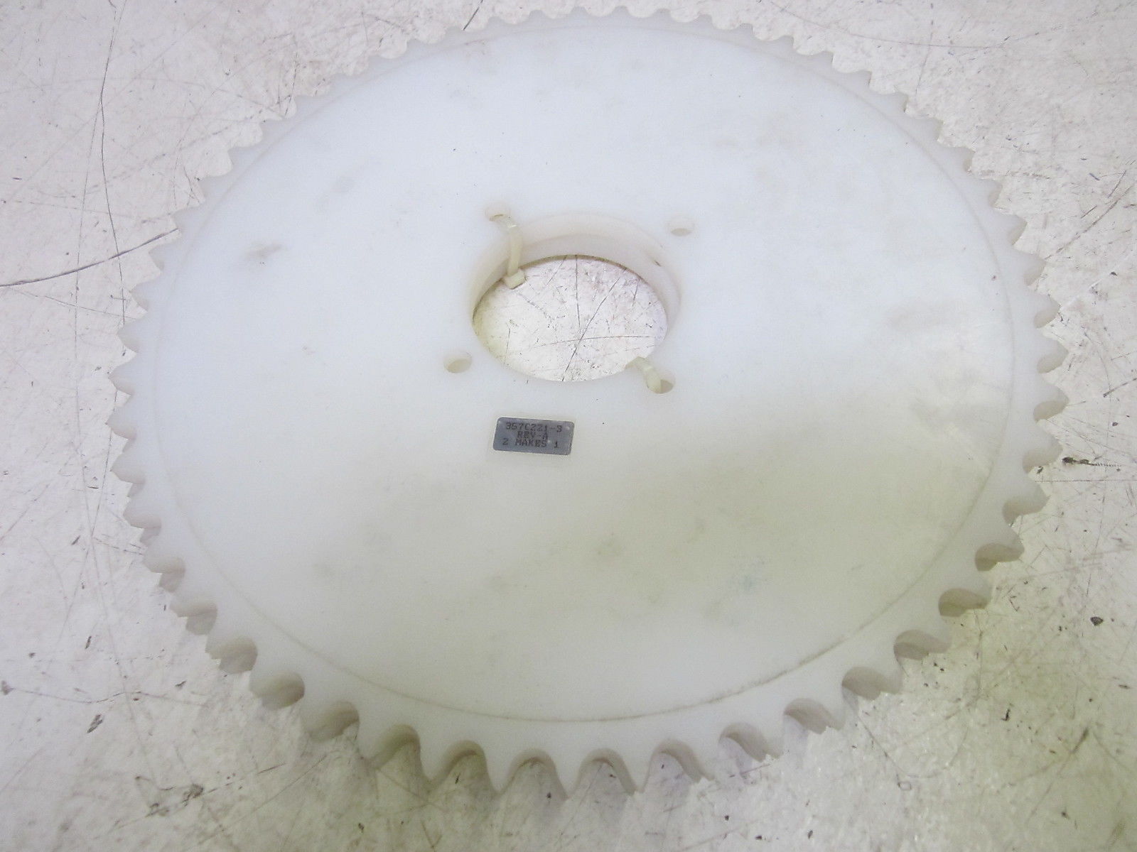 LOT OF 2 357C221-3 REV.A PLASTIC GEAR 2 MAKES 1 NSNP