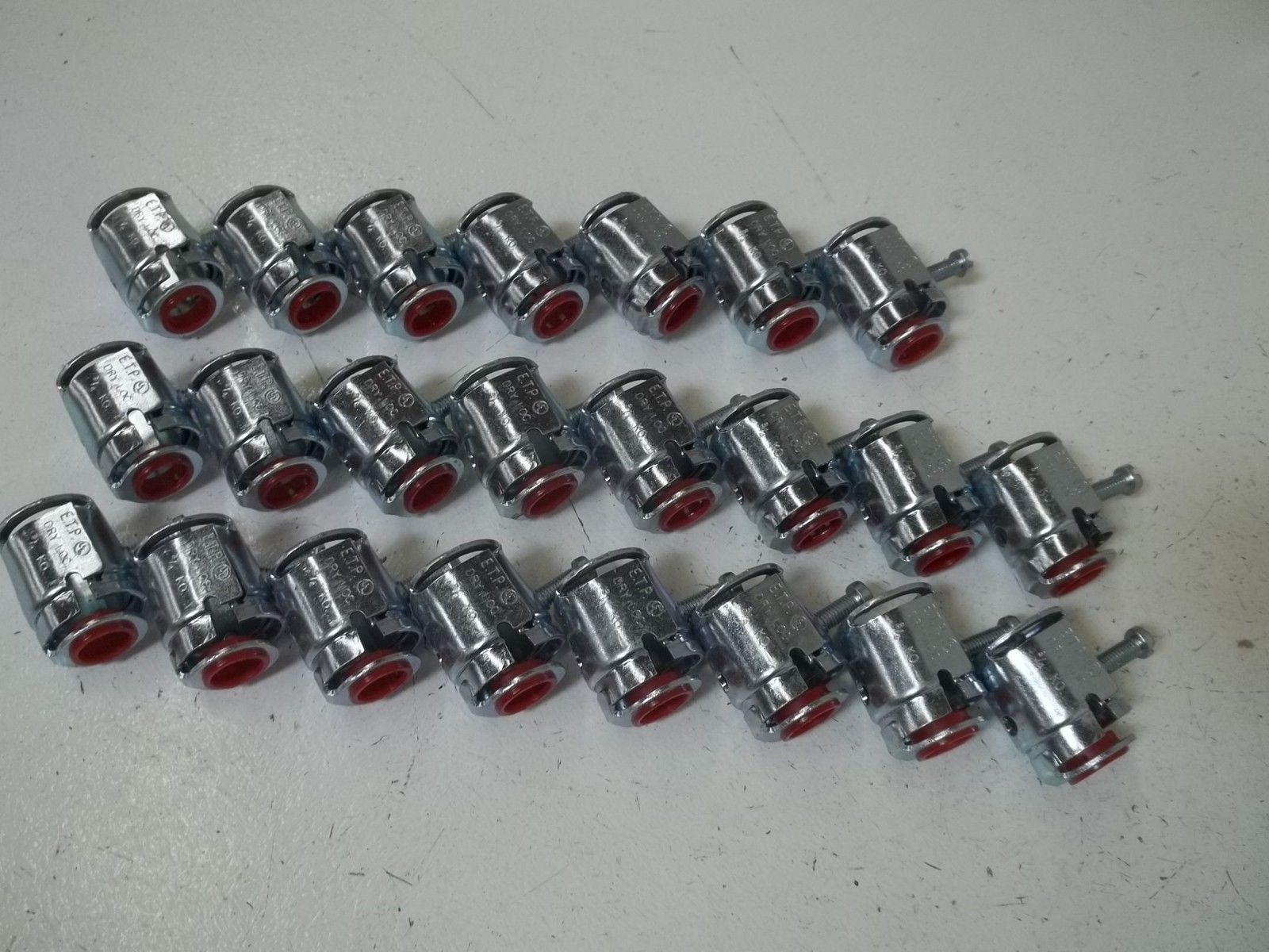 SPEED-LOCK AMC-75 3/4" (LOT OF 23) STEEL BOX CONNECTORS  NSMP