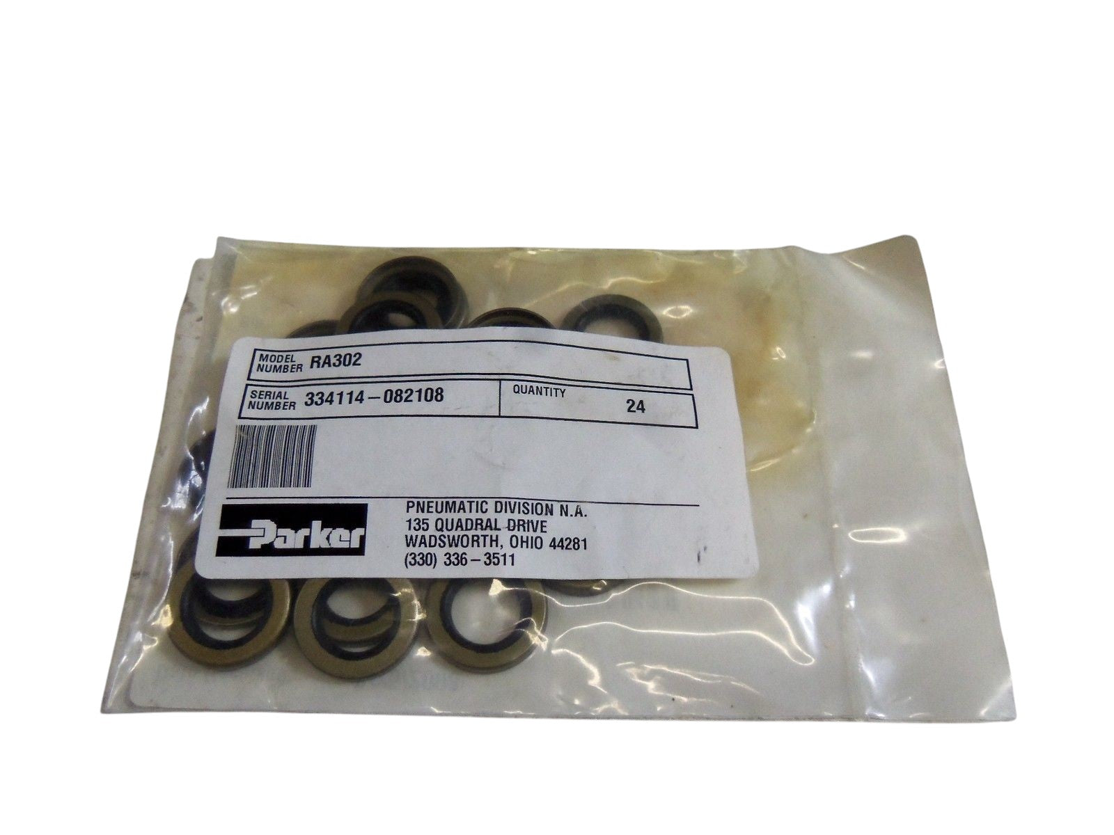LOT OF 24 PARKER RA302 BUSHING NSMP