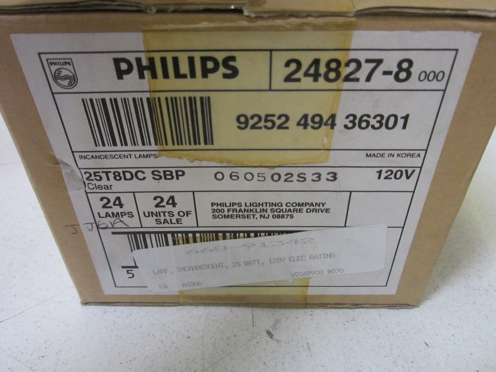LOT OF 24 PHILIPS 120V 25T8DCSBP NSMP