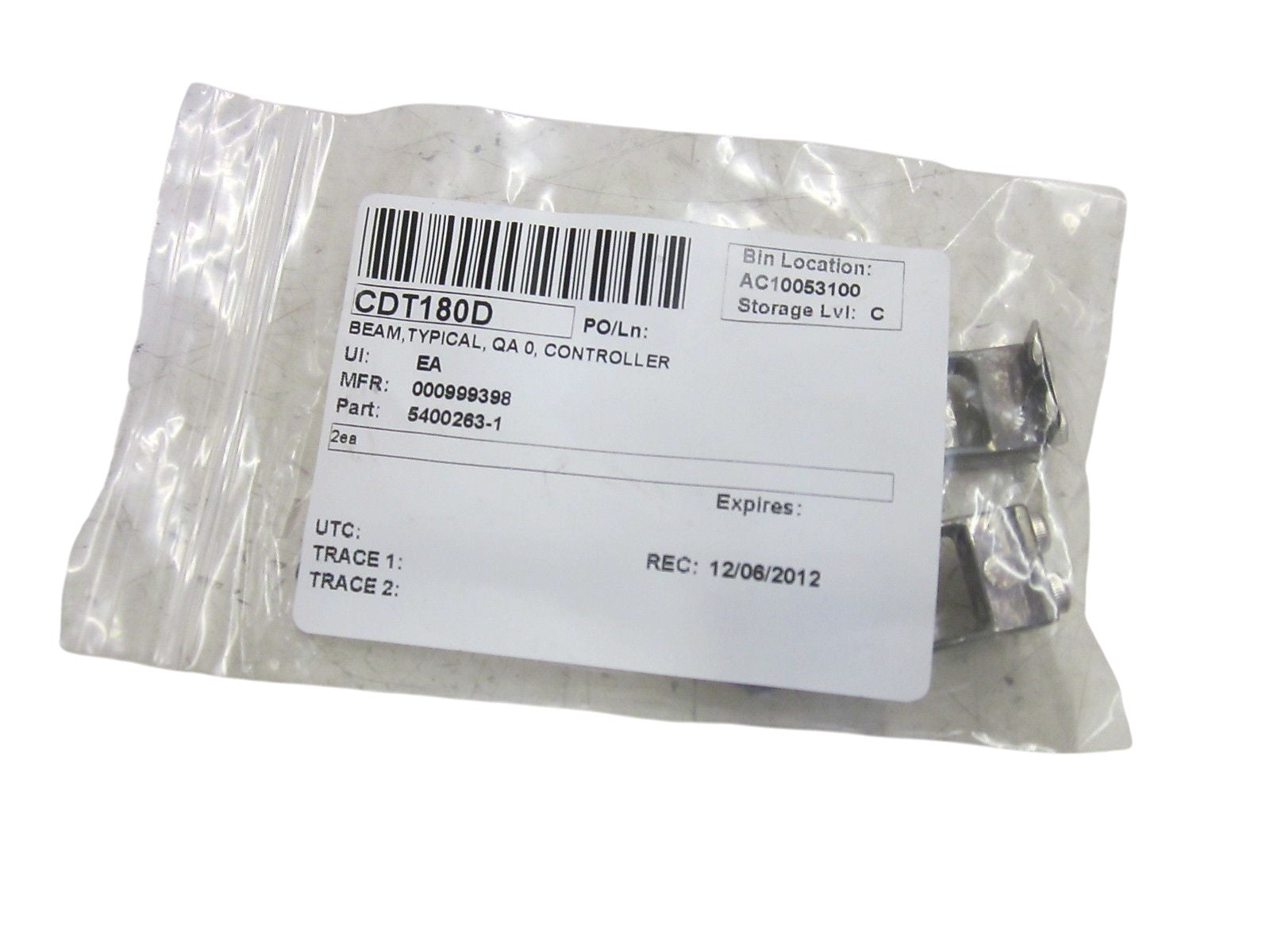 LOT OF 2 5400263-1 TYPICAL BEAM CONTROLLER NSMP