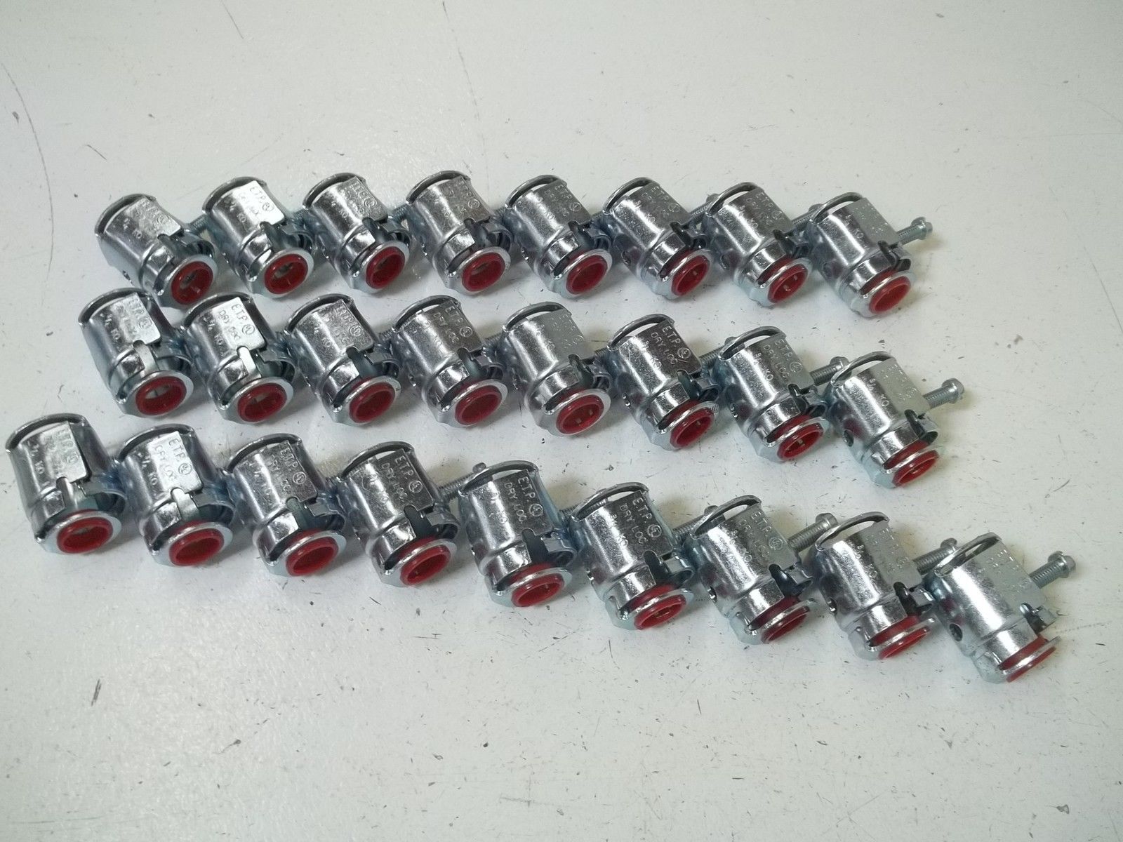 LOT OF 25 SPEED-LOCK AMC-75 3/4" STEEL BOX CONNECTORS NSMP