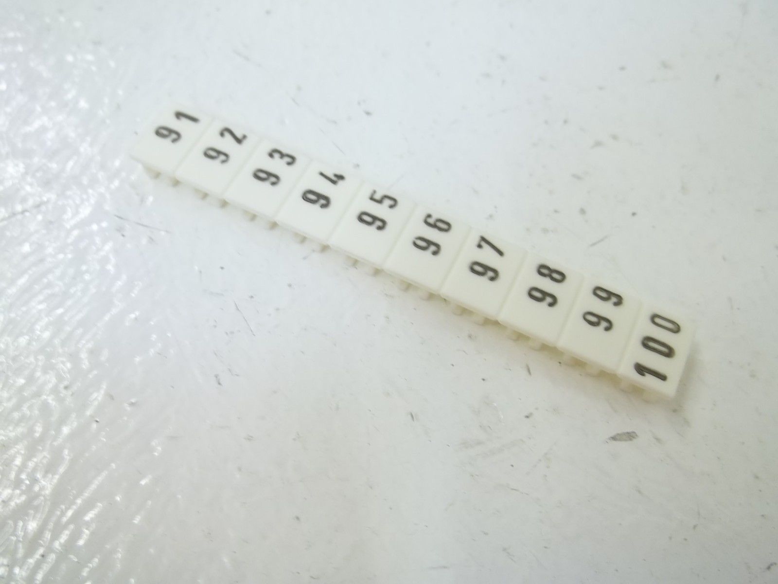 WIELAND 04.846.1053.0 MARK TAG STRIPS 91-100 (PKG OF 25)  NSNP