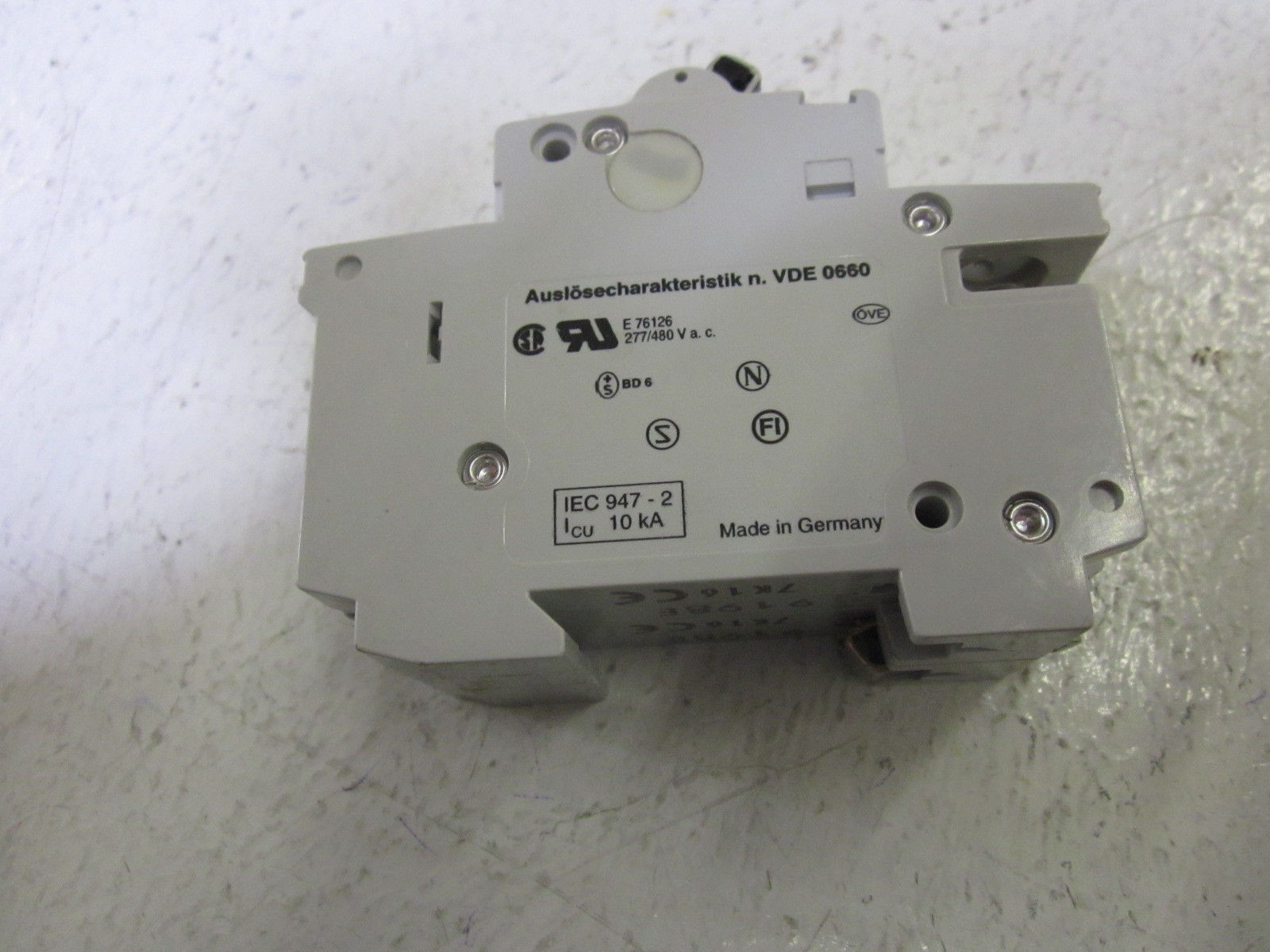 LOT OF 2 ABB S272-K16A CIRCUIT BREAKER UNMP