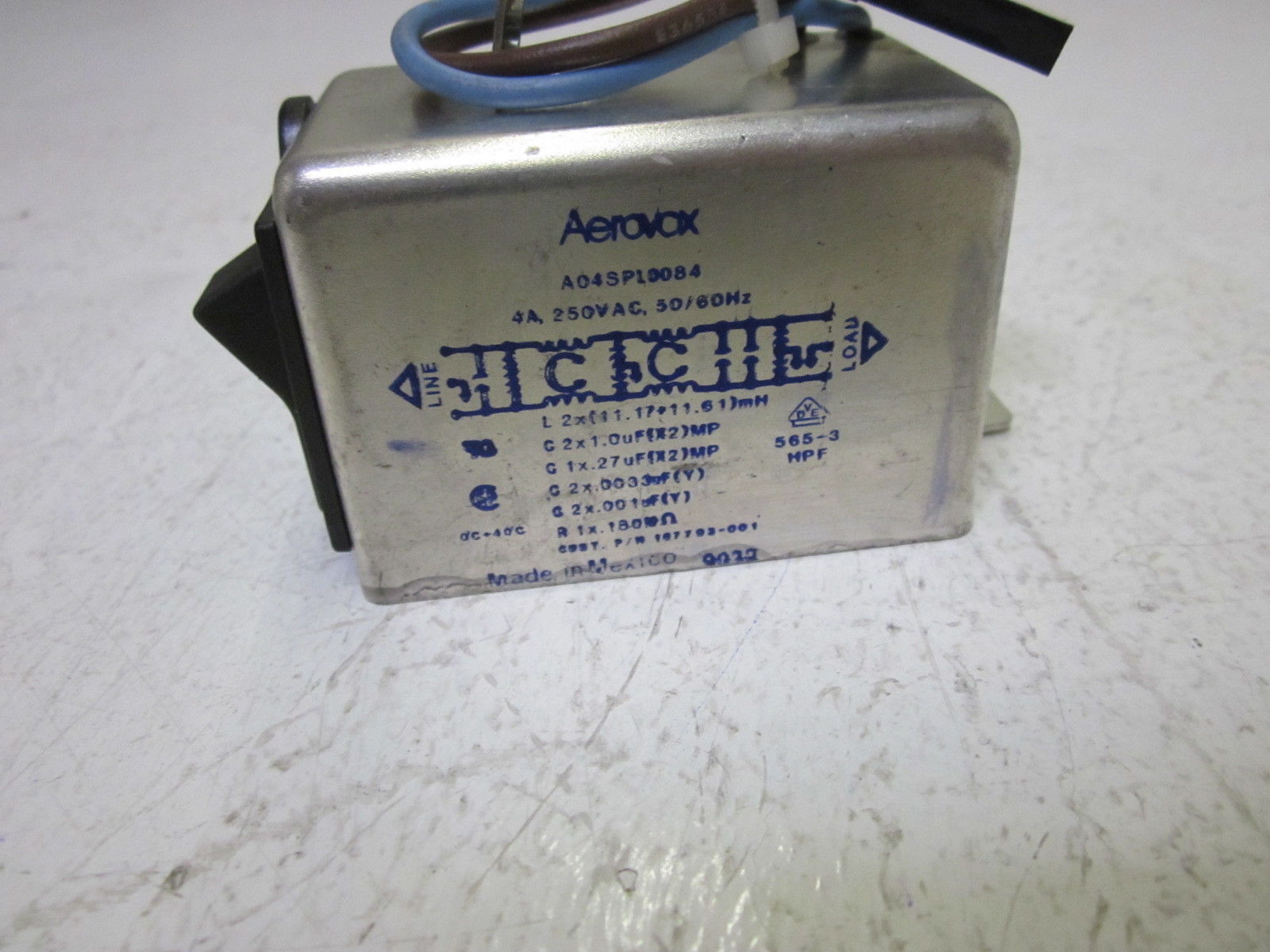 LOT OF 2 AEROVOX A04SPL0084 POWER MODULE 250VAC UNMP