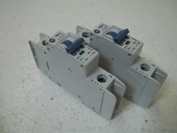 LOT OF 2 ALLEN BRADLEY 1489-A1C250 SER.A CIRCUIT BREAKER NSMP