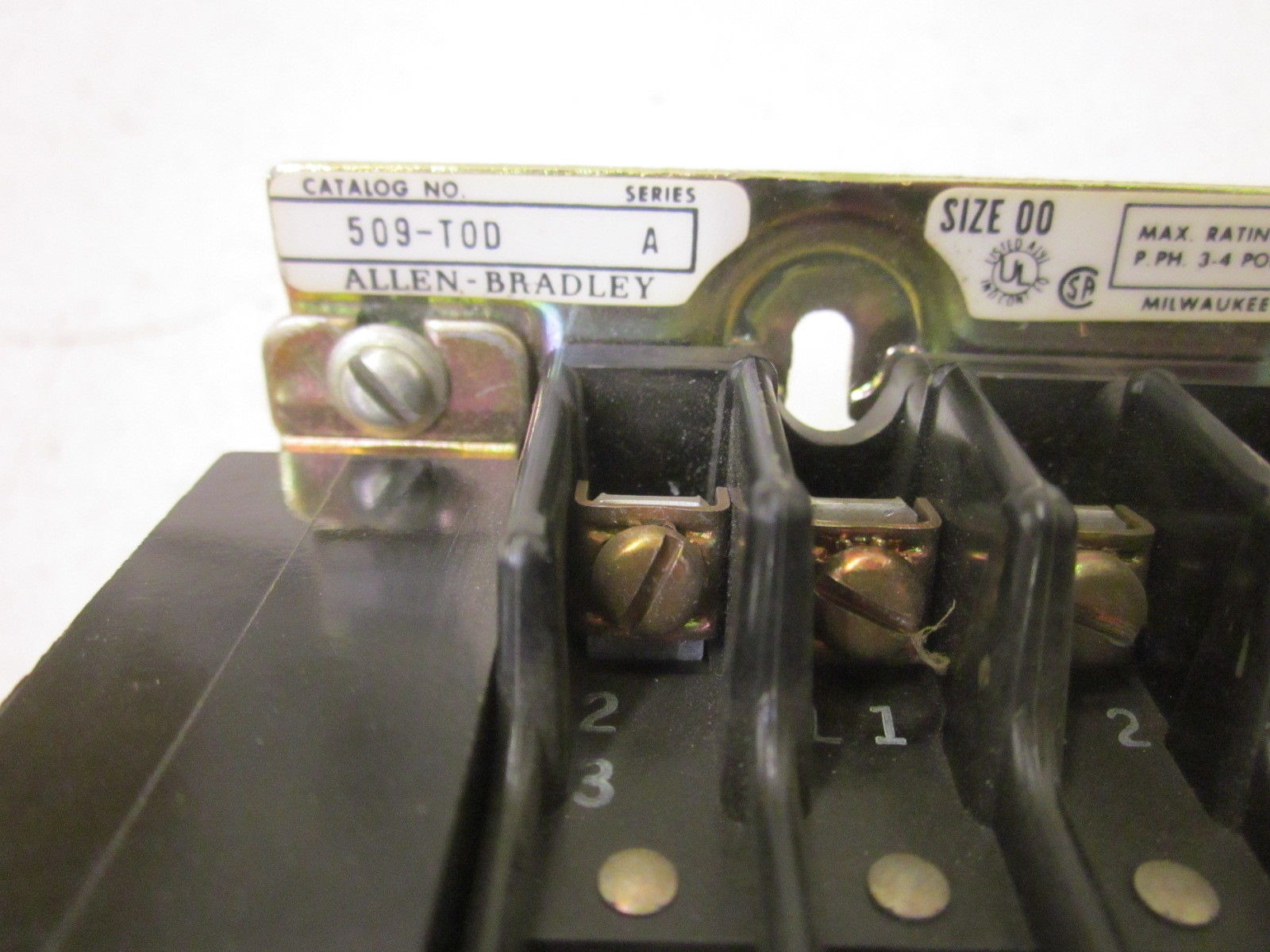 INDUSTRIAL SPARE PART 509-T0D SER.A CONTACT STARTER UNMP