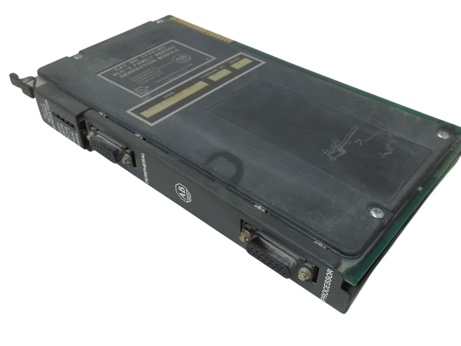 LOT OF 2 INDUSTRIAL SPARE PART 1770-RG SER.A PLC-2 FAMILY REPORT GENERATION MODULE UNMP
