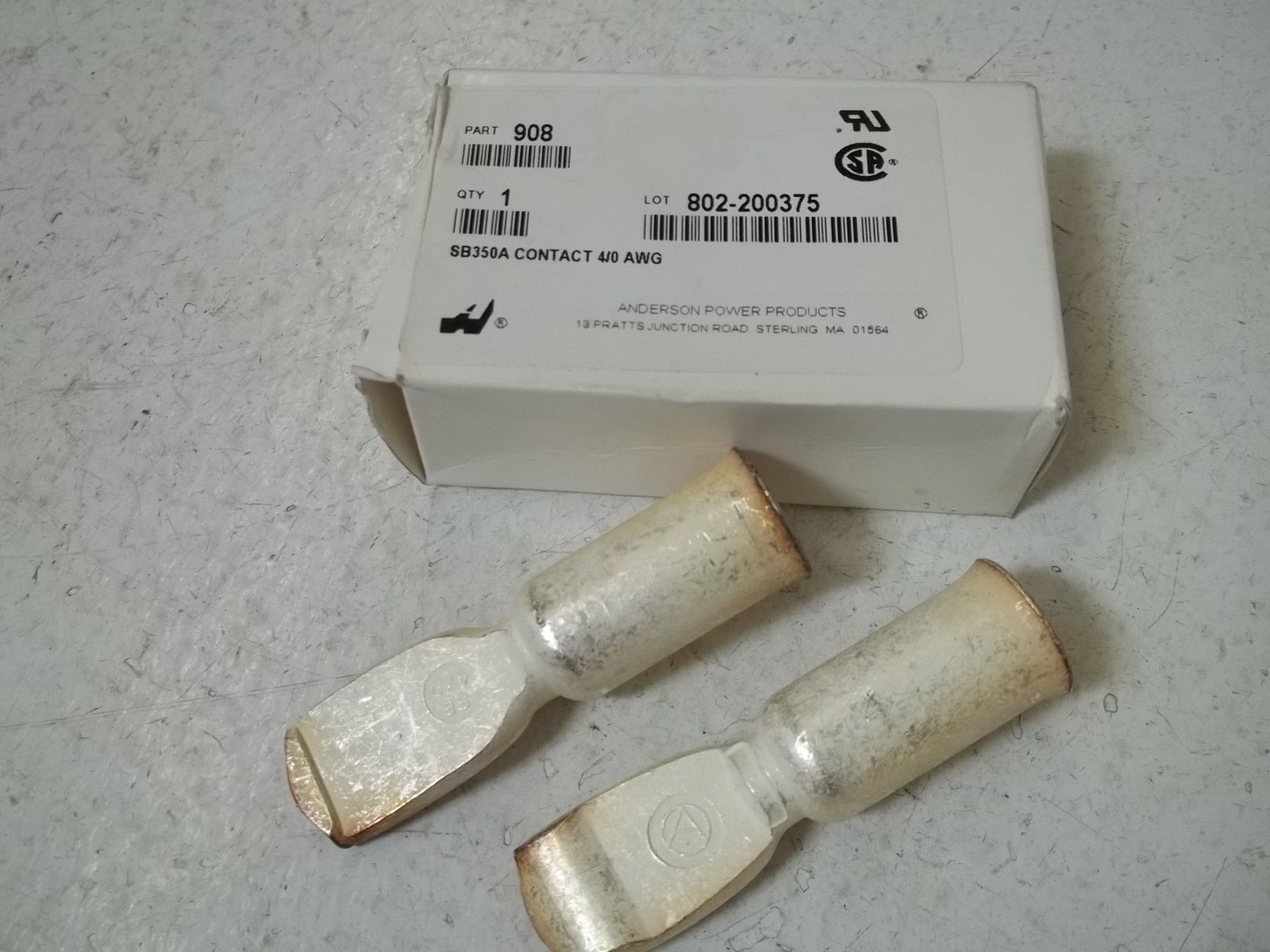 LOT OF 2 ANDERSON POWER PRODUCTS 908 NSMP