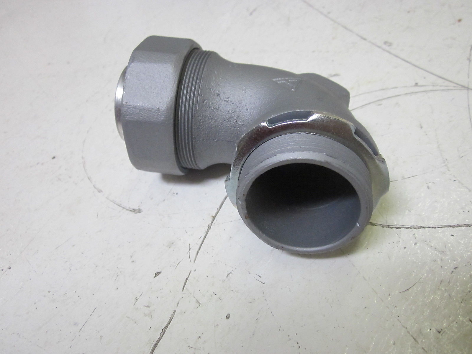 LOT OF 2 APPLETON ST-90150 CONNECTOR 90 DEG 1-1/2" NSMP