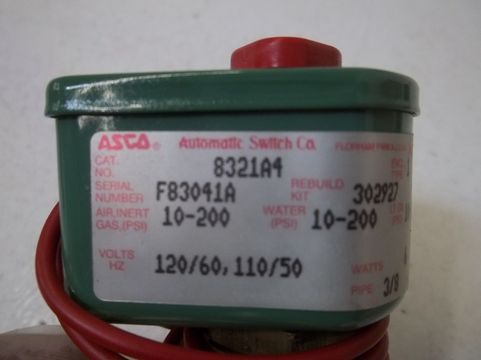 LOT OF 2 ASCO 8321A4 UNMP