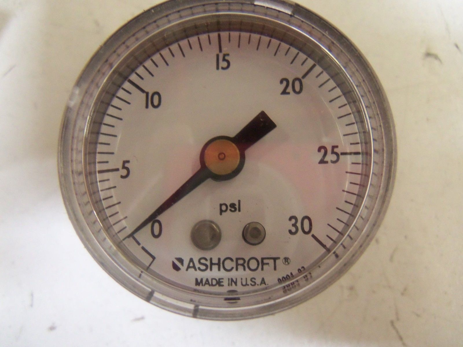 ASHCROFT 15W1005SH01B-30# PRESSURE GAUGE 0-30 PSI NSMP