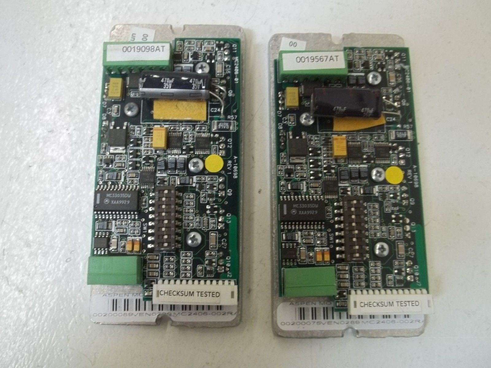 LOT OF 2 ASPEN MOTION TECHNOLOGIES 0019567AT UNMP