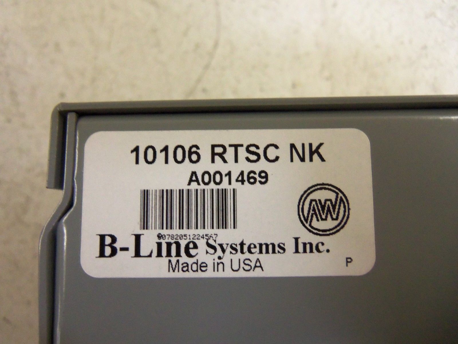 LOT OF 2 B-LINE 10106 RTSC NK ENCLOSURE 10x10x6 NSMP