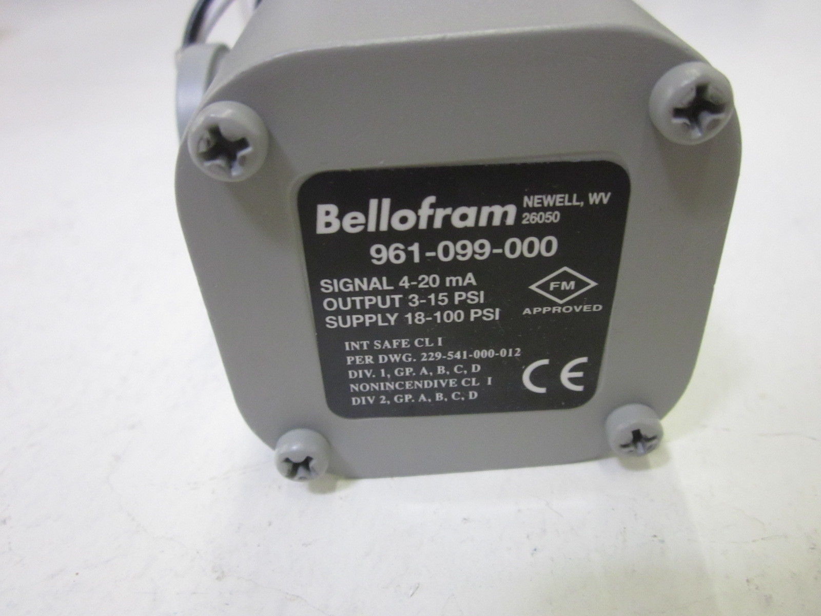 LOT OF 2 BELLOFRAM 961-099-000 NSMP