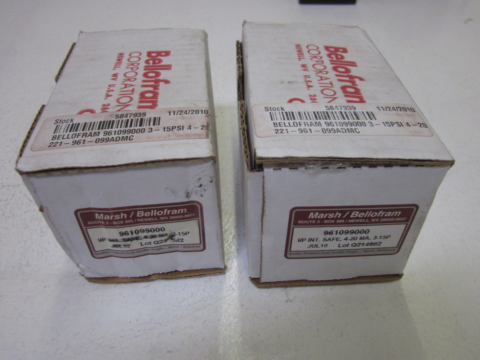 LOT OF 2 BELLOFRAM 961-099-000 NSMP