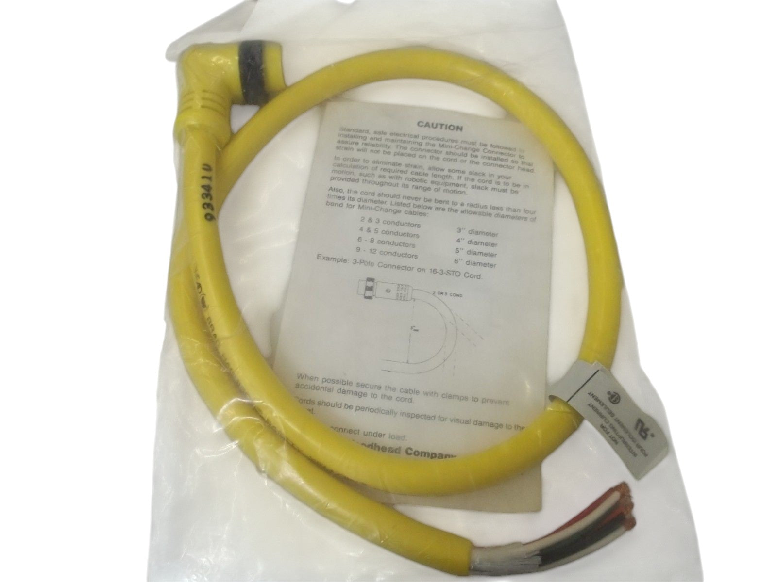 LOT OF 2 BRAD HARRISON 42808-90 CONNECTORS NSNP