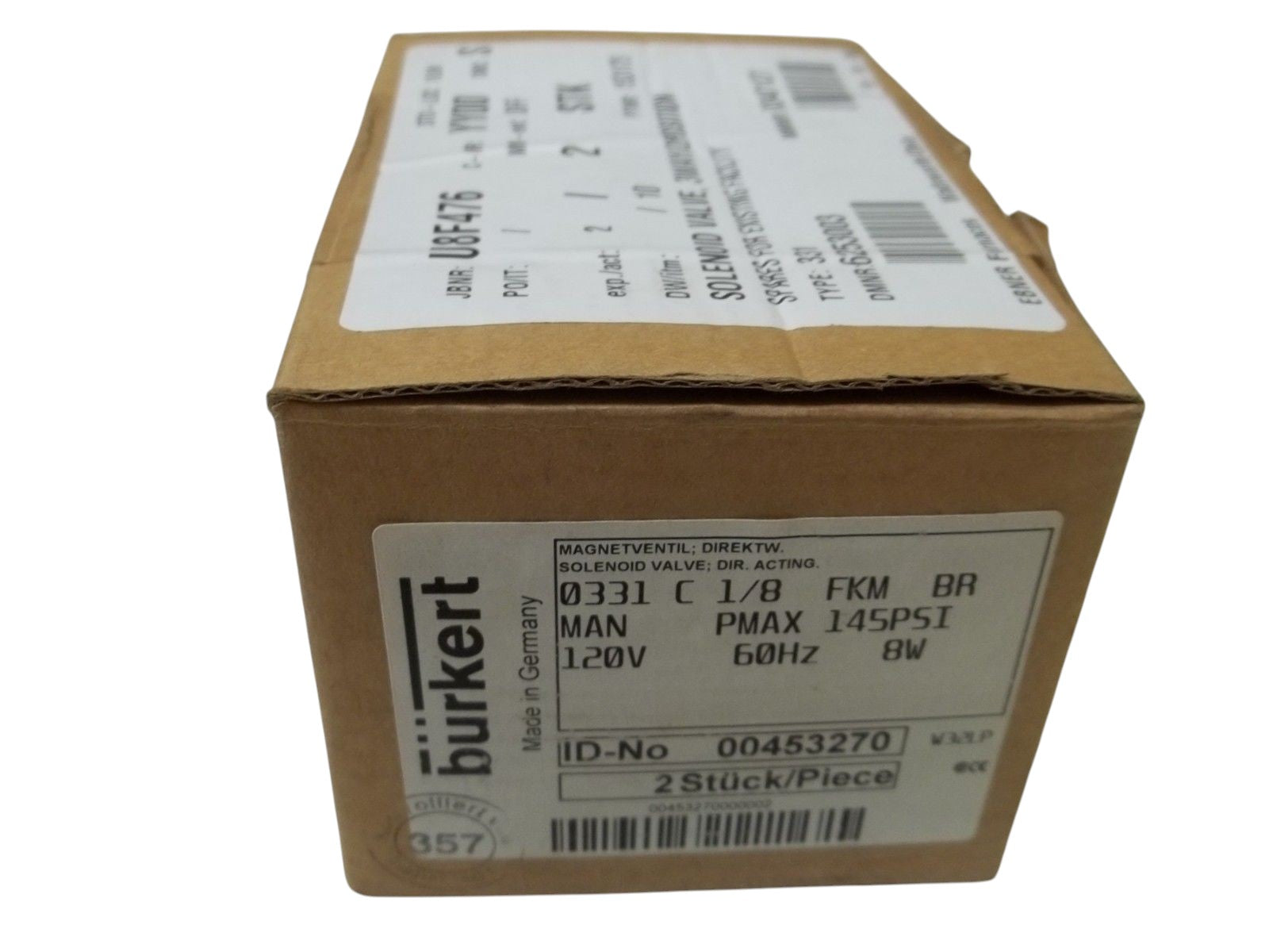 LOT OF 2 BURKER 00453270 NSMP