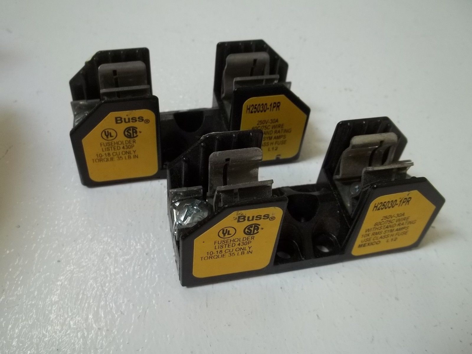 BUSS H25030-1PR FUSE HOLDER  UNMP