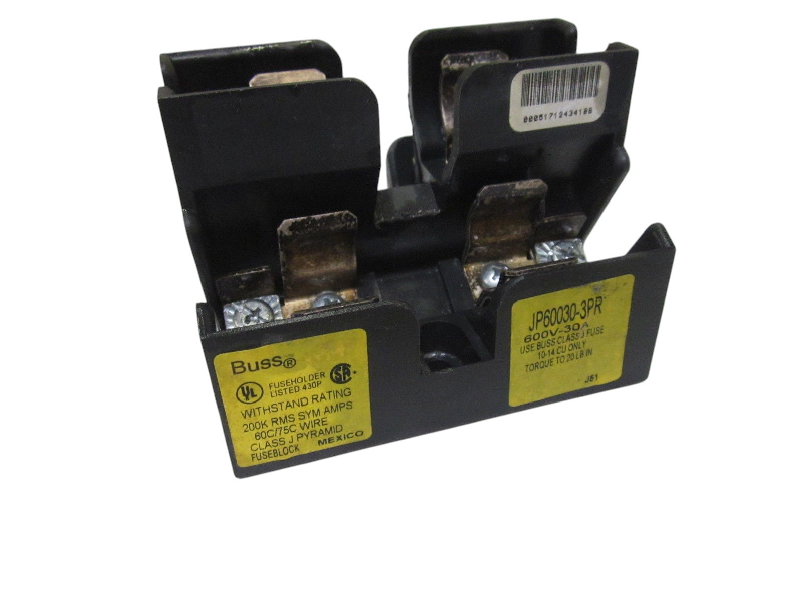 LOT OF 2 BUSS JP60030-3PR UNMP