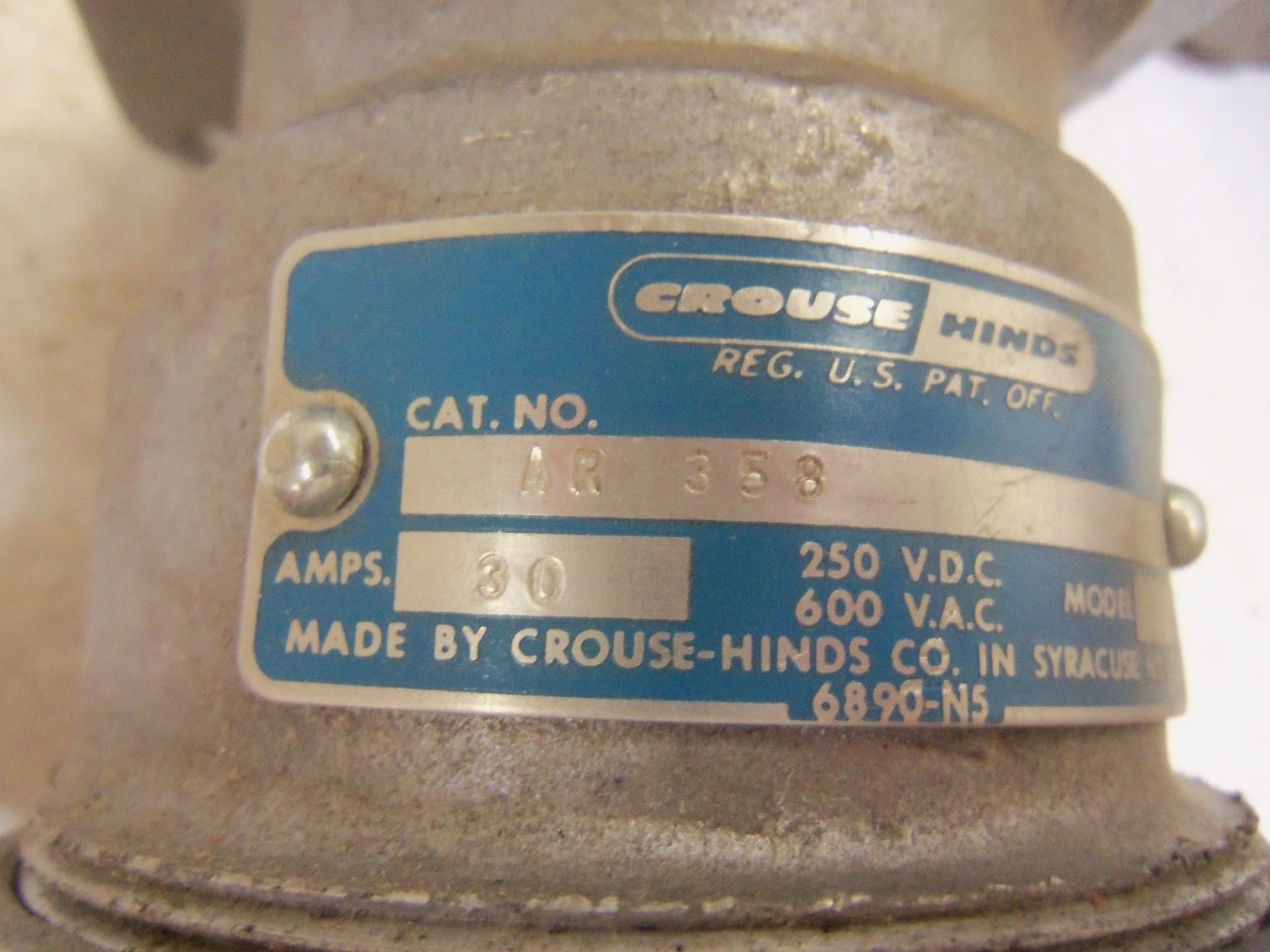 LOT OF 2 CROUSE-HINDS AR358 CONDUIT NSMP