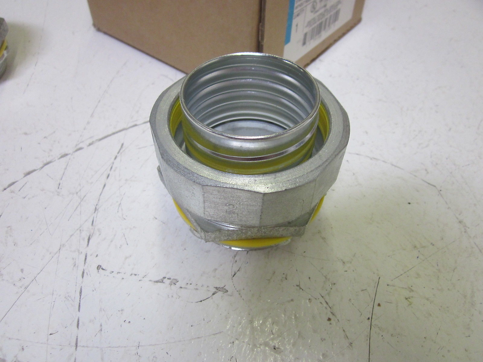 LOT OF 2 CROUSE-HINDS LT200 STRAIGHT MALE CONNECTOR NSMP
