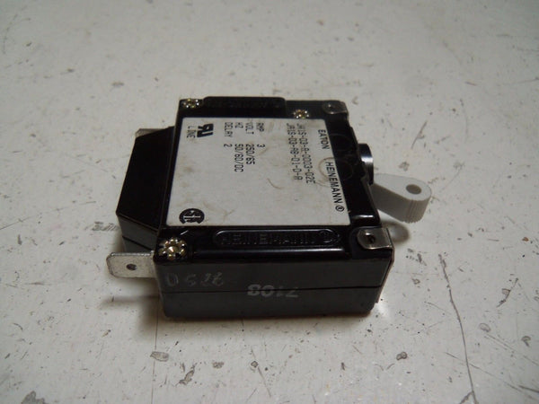 LOT OF 2 EATON JA1S-D3-A-0003-02E CIRCUIT BREAKER UNMP