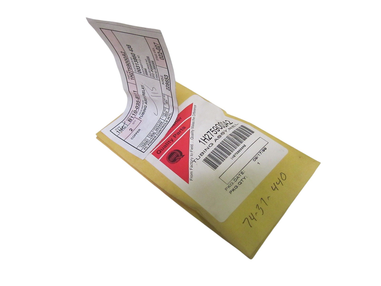 LOT OF 2 FISHER 1H2759000A2 TUBING NSMP