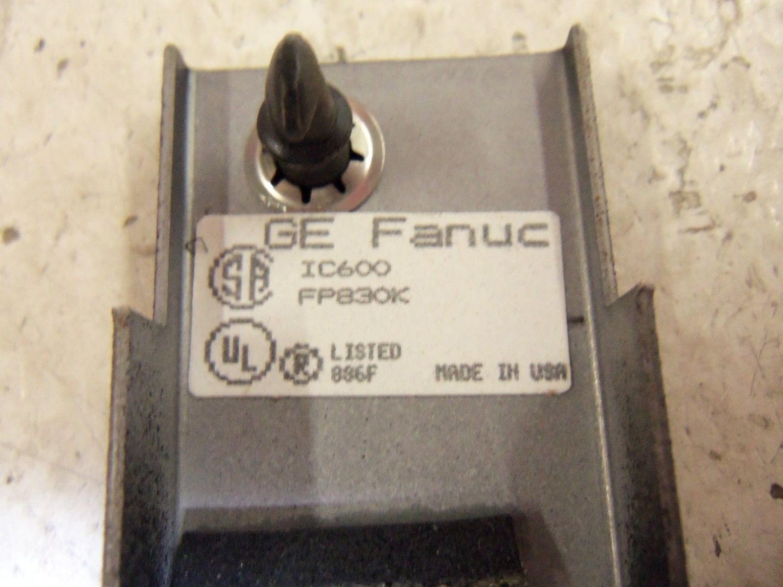 LOT OF 2 GE FANUC IC600FP830K FACEPLATE UNMP
