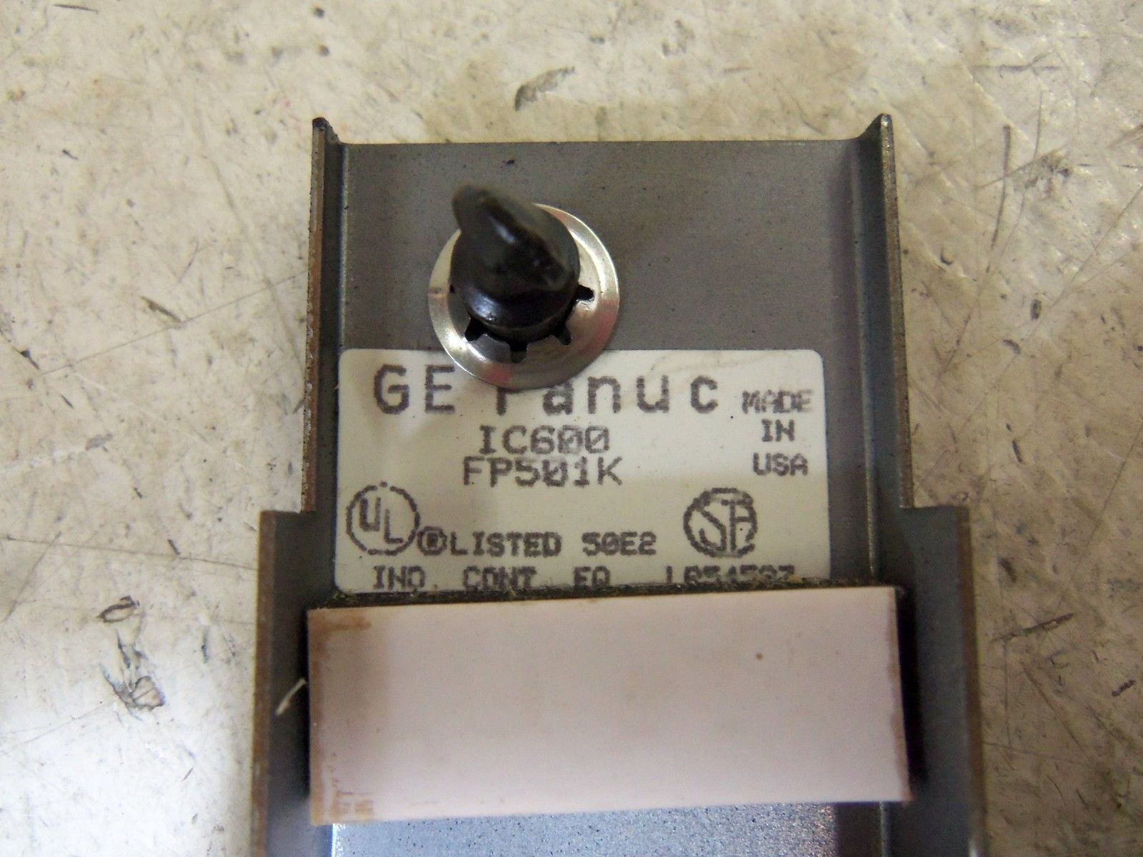 LOT OF 2 GE FANUC IC600FP501K FACEPLATE UNMP