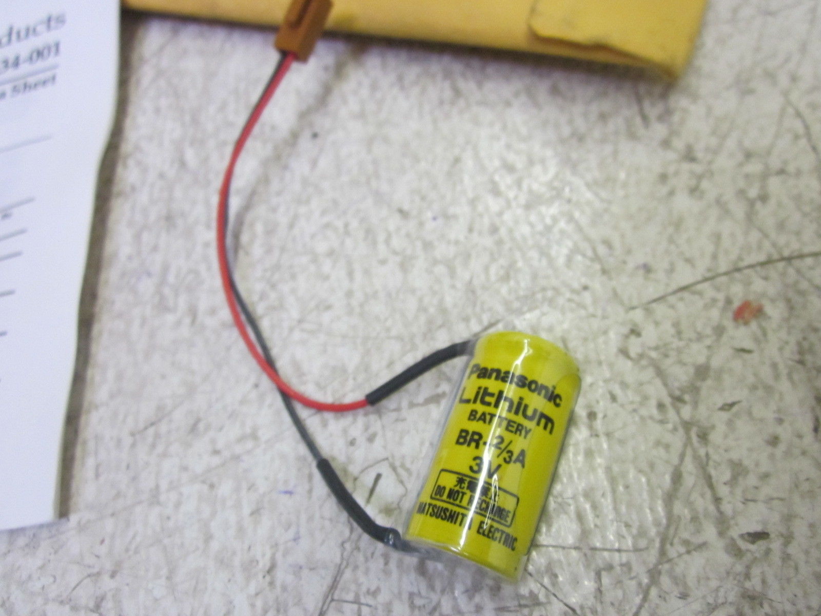 LOT OF 2 GE FANUC IC693-ACC301A REPLACEMENT BATTERY  NSMP