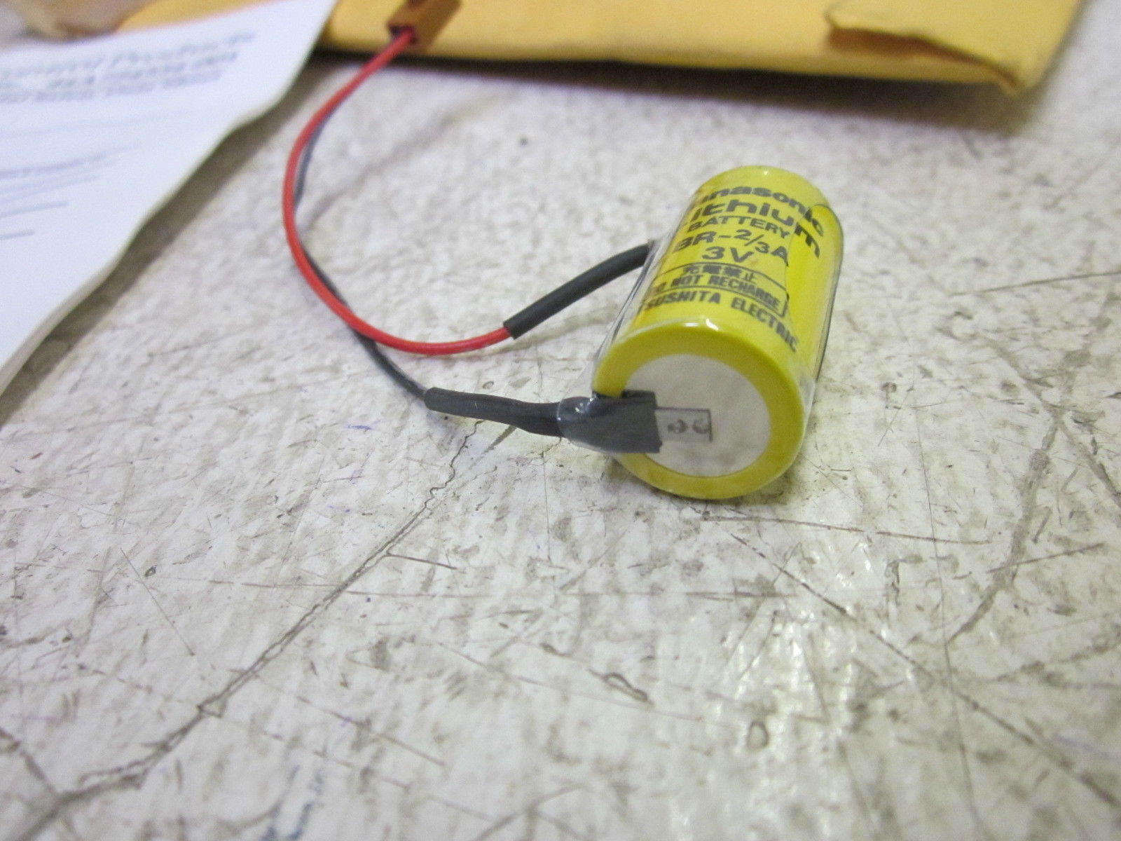 LOT OF 2 GE FANUC IC693-ACC301A REPLACEMENT BATTERY  NSMP