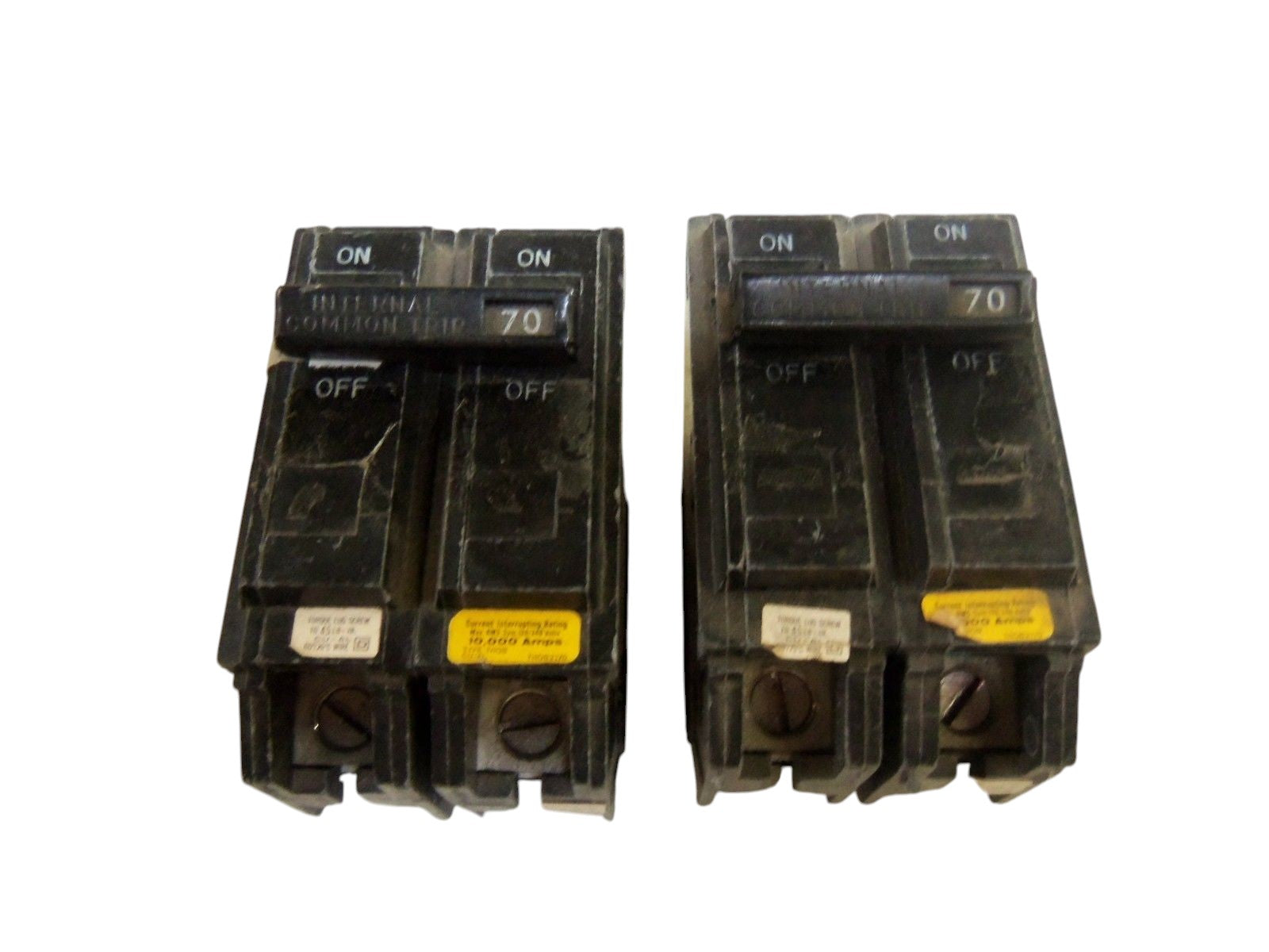 LOT OF 2 GENERAL THQB2170 CIRCUIT BREAKER UNMP