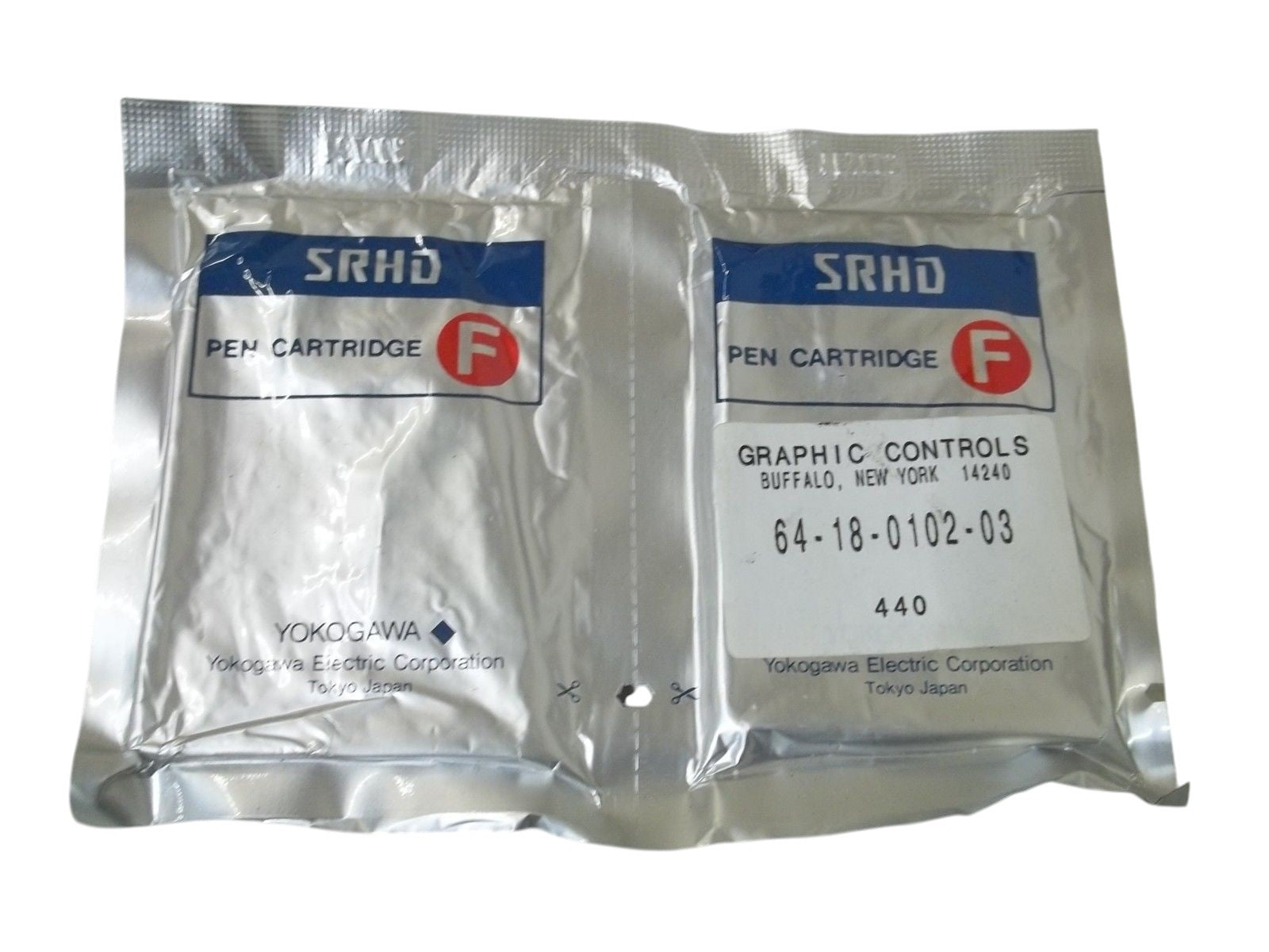LOT OF 2 GRAPHIC CONTROLS 64-18-0102-03 PEN CARTRIDGE NSMP