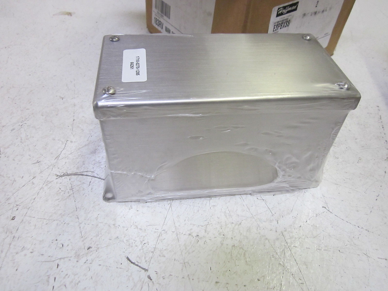 LOT OF 2 HOFFMN E3PBXSS STAINLESS STEEL ENCLOSURE  NSMP