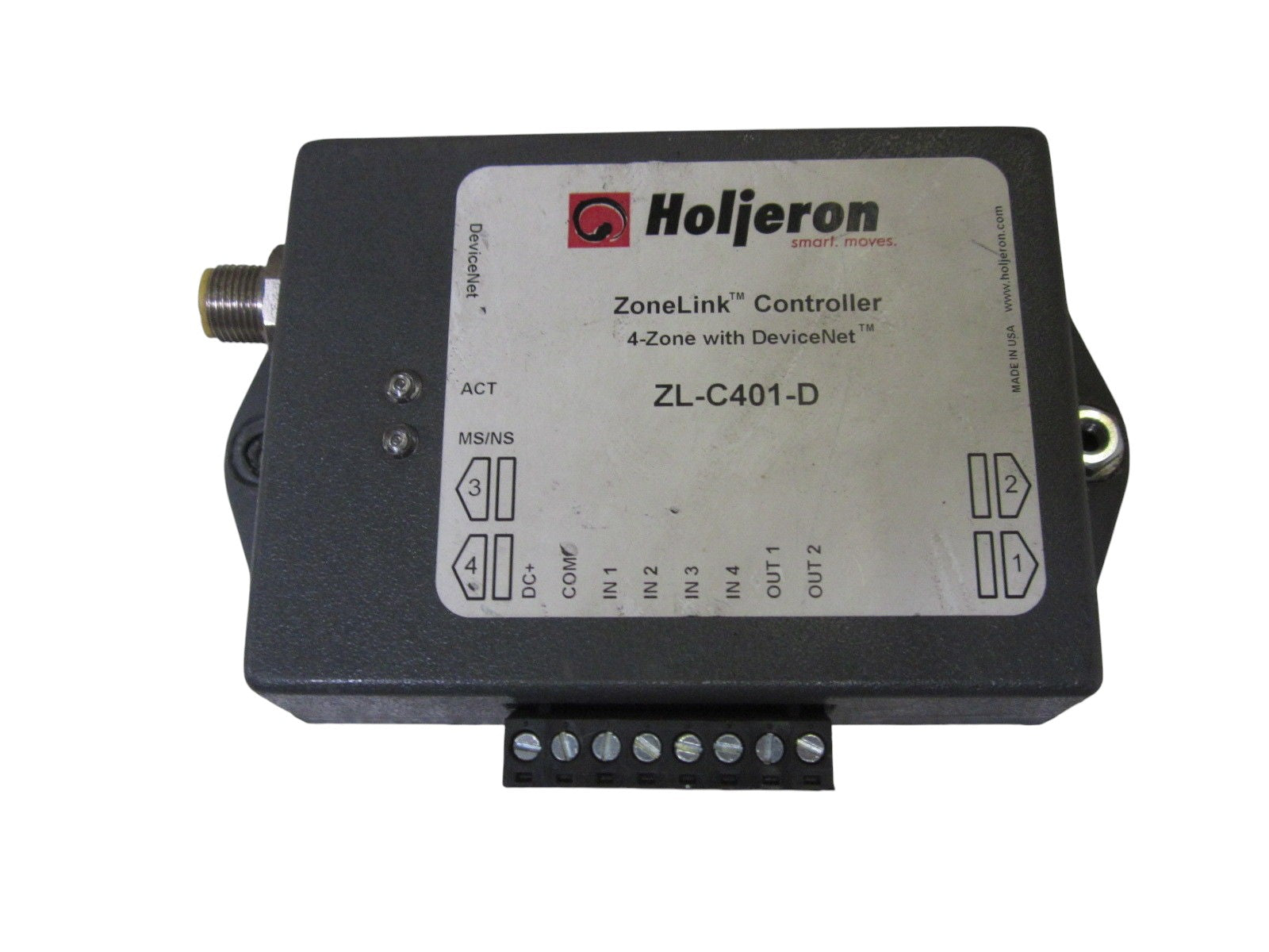 LOT OF 2 HOLJERON ZONELINK CONTROLLER ZL-C401-D UNMP