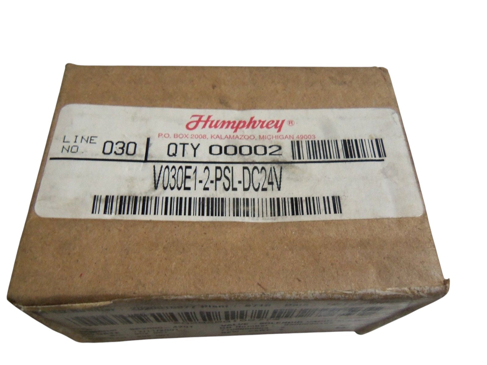 LOT OF 2 HUMPHREY V030E1-2-PSL NSMP