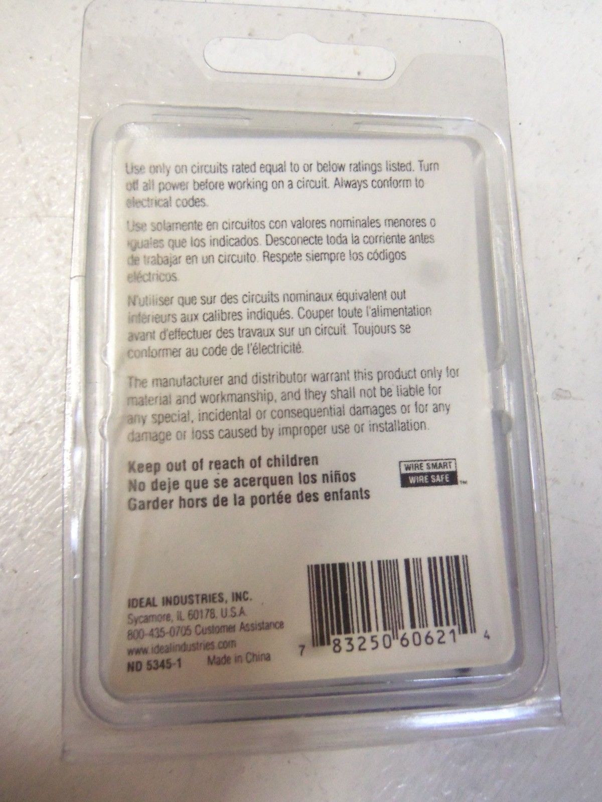 LOT OF 2 IDEAL ALLIGATOR CLIP 770205L *ORIGINAL PACKAGE*