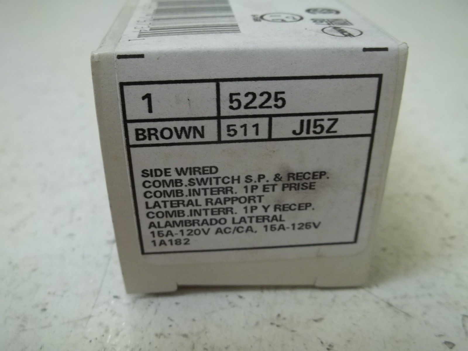 LEVITON 5225 COMBINE SWITCH & RECEPTACLE NSMP