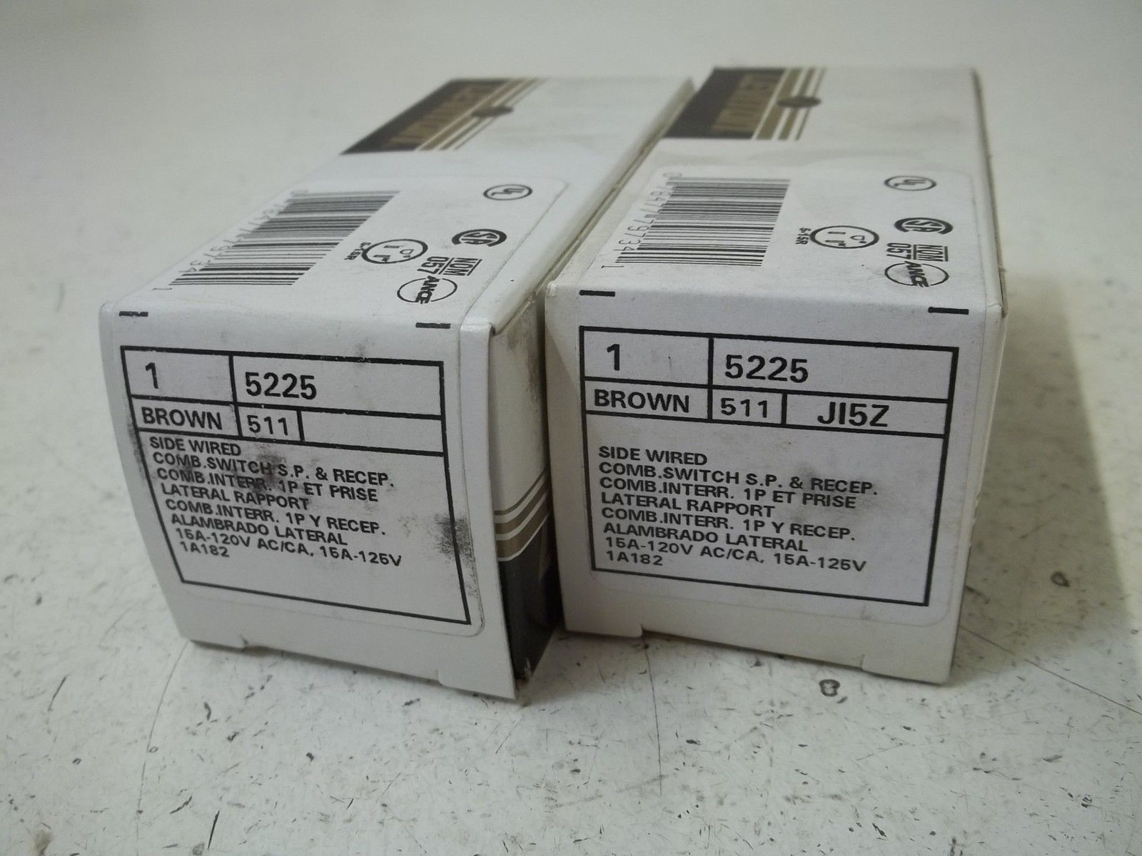 LEVITON 5225 COMBINE SWITCH & RECEPTACLE NSMP