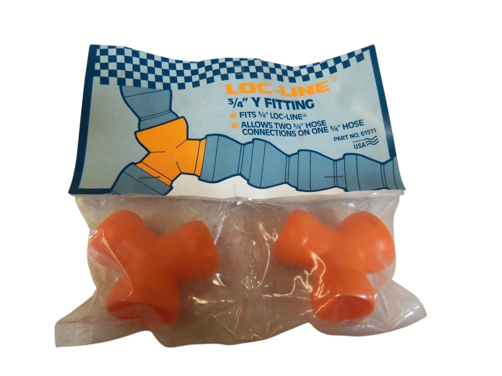 LOT OF 2 LOC-LINE 3/4" Y FITTING 61511 NSMP