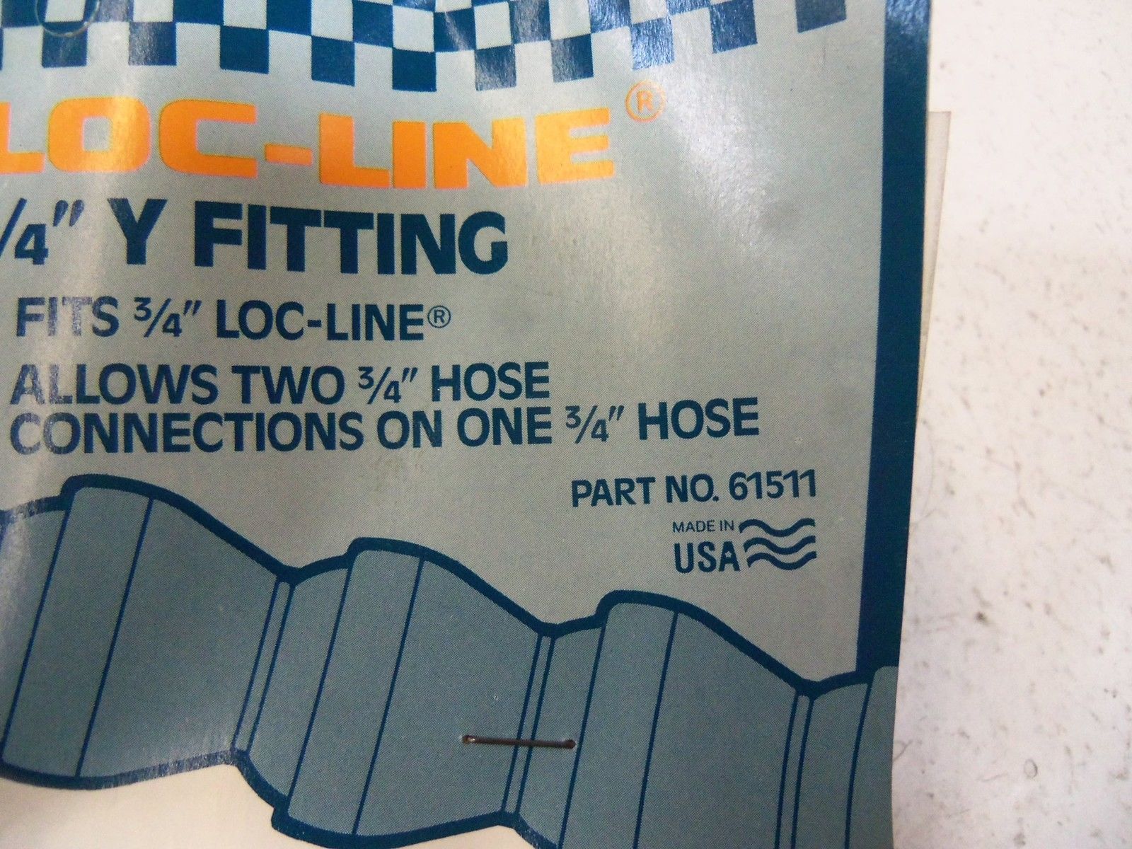 LOT OF 2 LOC-LINE 3/4" Y FITTING 61511 NSMP