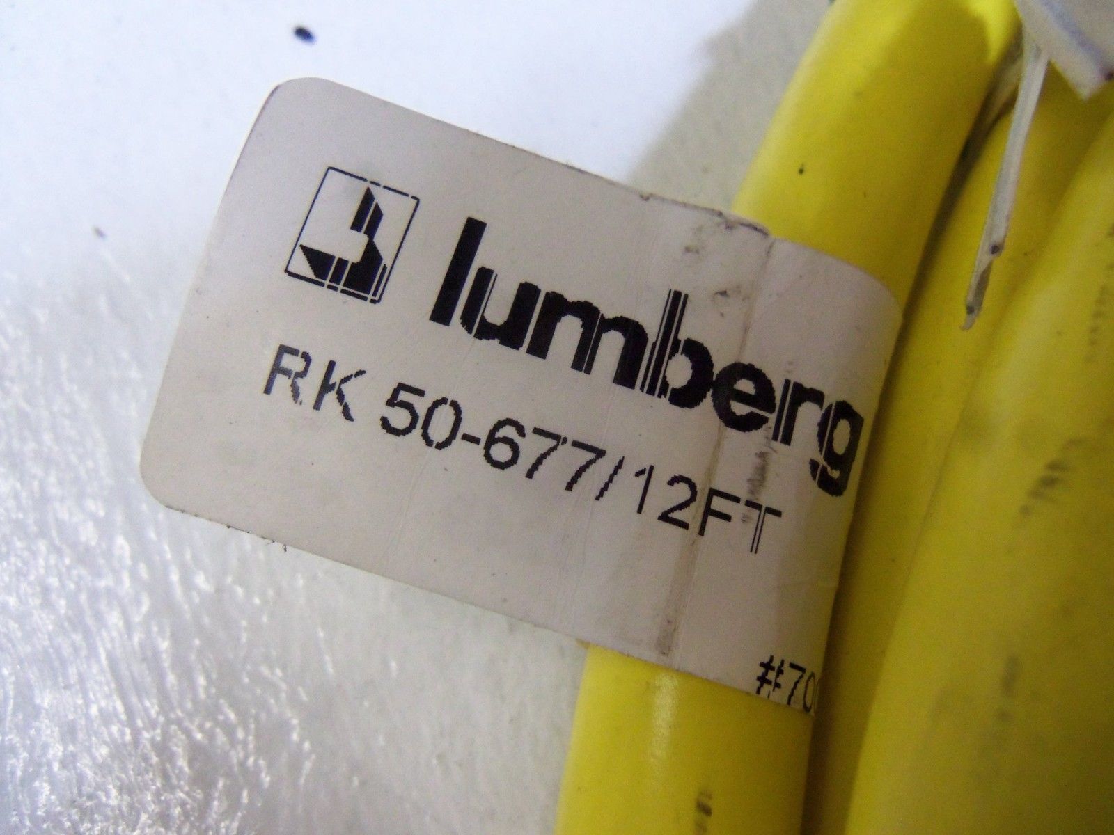 LOT OF 2 LUMBERG RK50-677/12FT UNMP