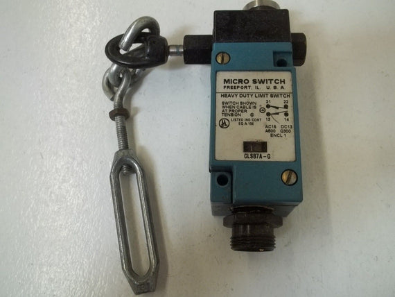 LOT OF 2 MICROSWITCH CLSB7A-G (AS PICTURED) *USED*