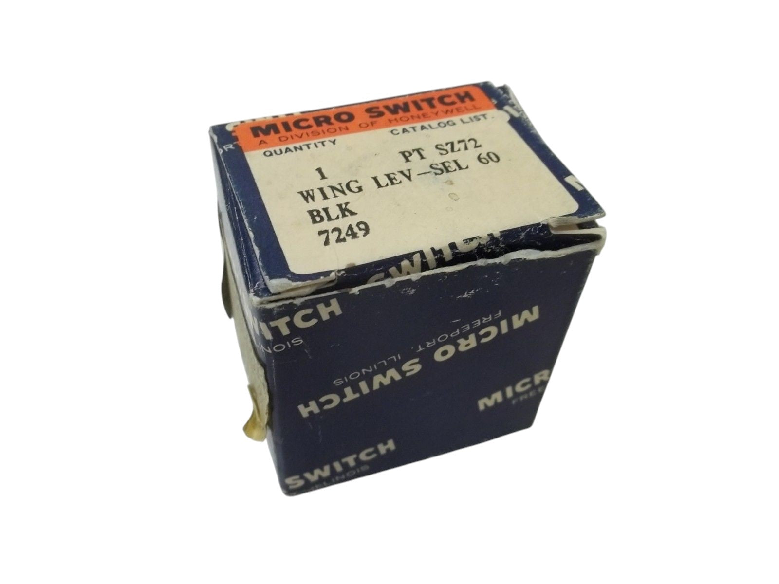 LOT OF 2 MICROSWITCH PTSZ72 WING LEVEL SELECTOR KNOB NSMP